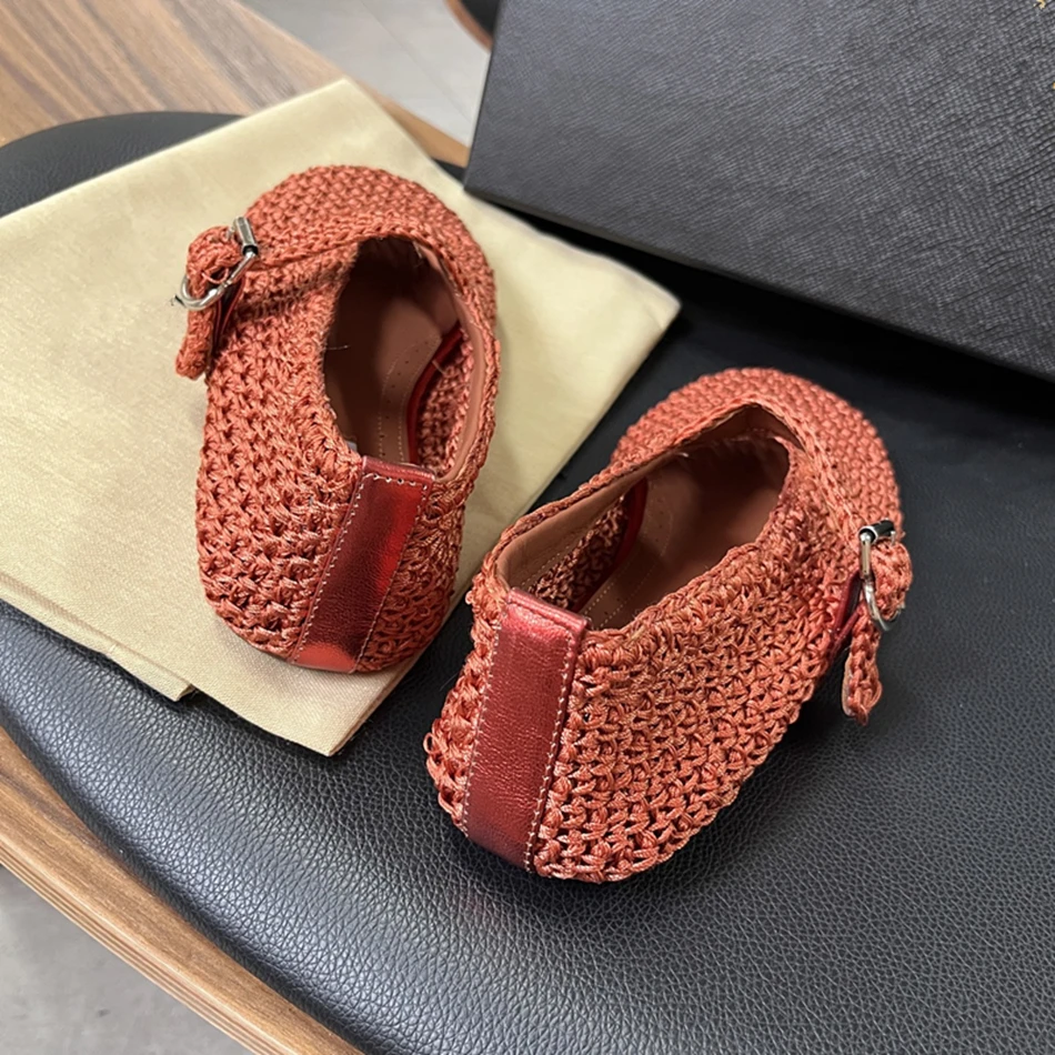 A*ia Ballets Shoes In Woven Leather High Quality And Super Comfort Flat Shoes 2025 New Luxury Design Shoes For Women ﻿ 6