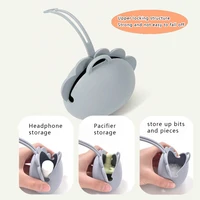 Pacifier Storage CasePortable Baby Pacifier Storage CaseSilicone Storage CasePacifier Drop-proof Case with Lanyard