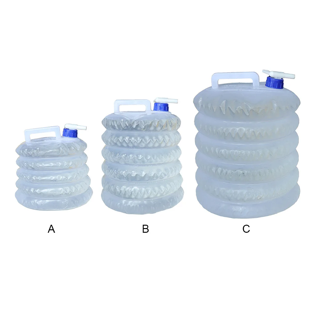 

Наружная сумка для воды складная Складная контейнер для напитков для кемпинга кувшин портативная аварийная большая емкость переноска 10л