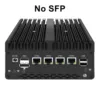 2025 Solid Firewall Appliance 12th Gen Intel Pentium Gold 8505 10G/1G SFP 4*2.5G RJ45 LAN 2DDR5 NVMe Mini PC Proxmox ESXi Server 2