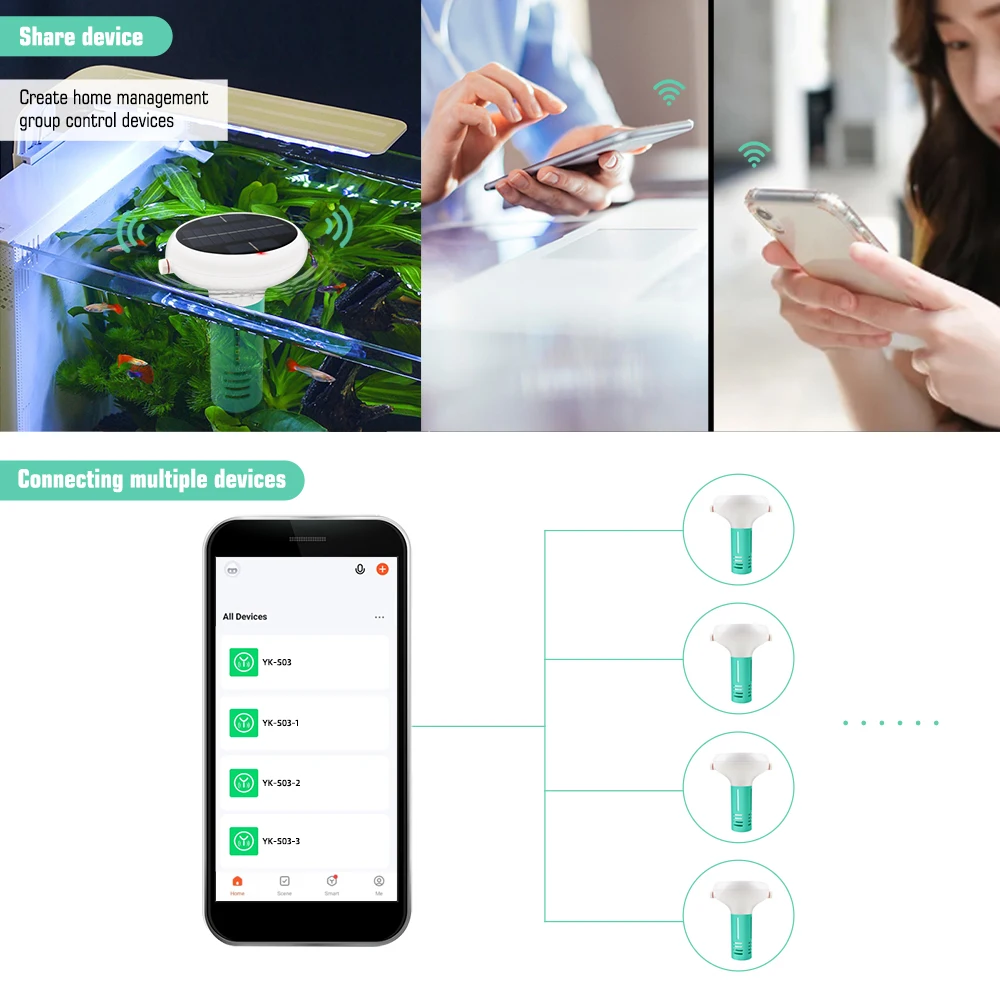 Tuya ZigBee Intelligent Chlorin Meter 7in1 PH ORP Total Dissolved Solids Salinity Temp CL Test Meter Swimming Pool Water Tester 3