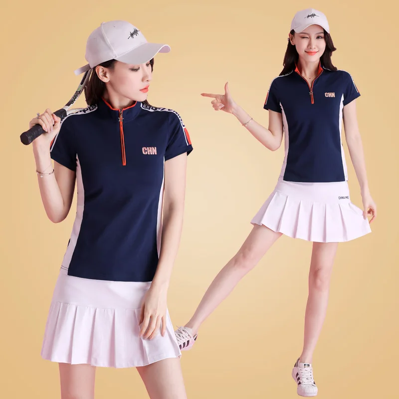 Summer New Women's Sports Ball Leisure Breathable Suit Volleyball Jersey Tenis Golf Clothes
