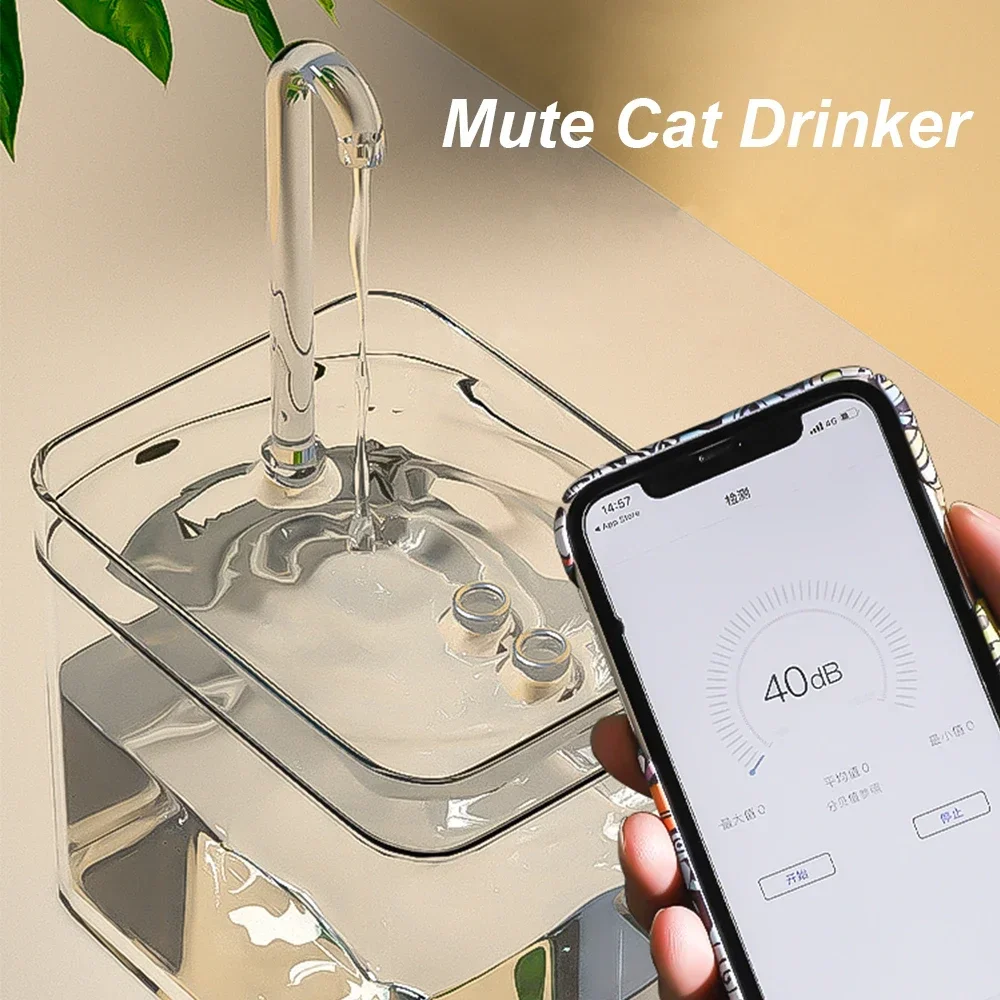 Title 7, Cat Water Fountain Auto Filter Transparent Cat ...