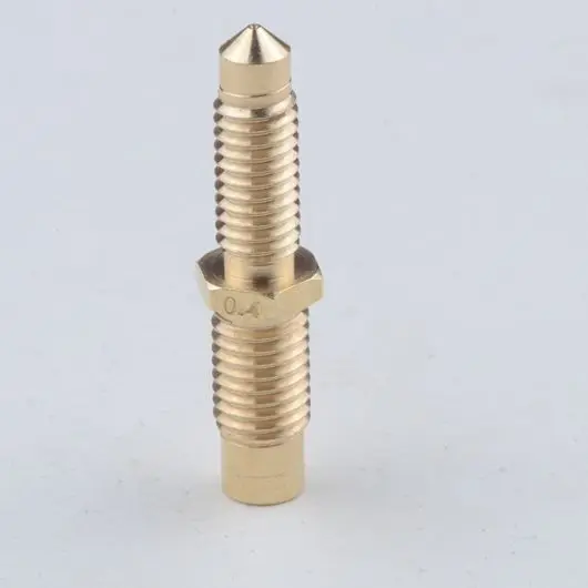 Free Shipping! 2pcs/Lot 3D Integrated E3D V6 Remote M7 Thread Extruder Hotend 0.2 0.4 0.8mm Bore 4.1mm Brass Print Head nozzles