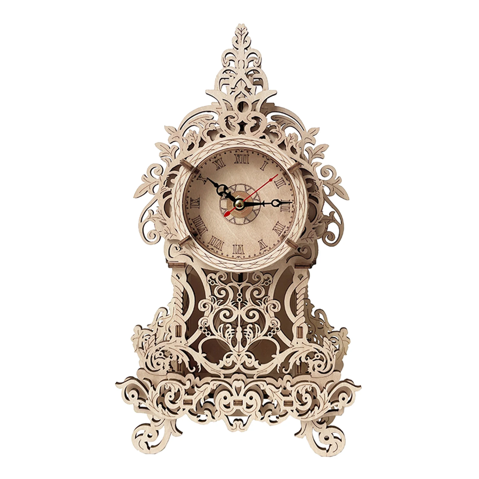 Puzzle En Bois Horloge Pendule 3D pour La Maison Ornement Vacances  Adolescents