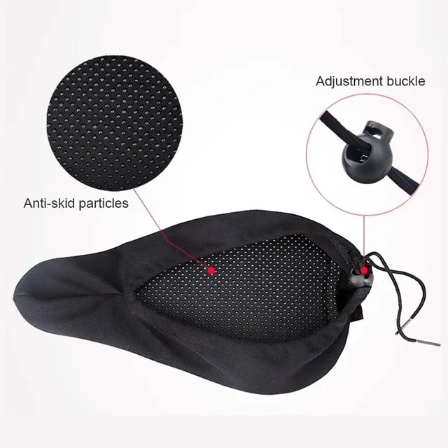 편안하고 통증 없는 사이클링 경험을 위한 사이클링 자전거 3D 실리콘 젤 안장 커버