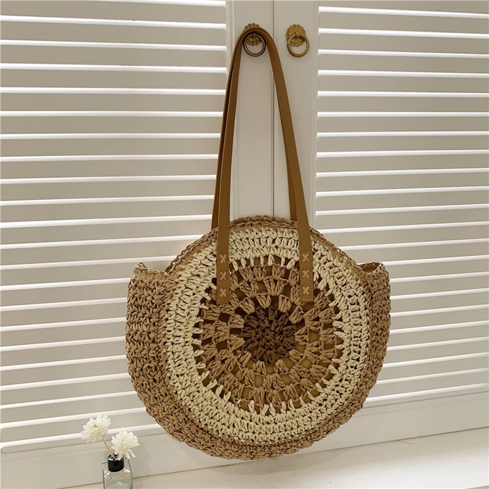 Gustave 2 Pcs Women Straw Crossbody Shoulder Bag Small Cell Phone Purse  Summer Beach Woven Rattan Bags Casual Mini Satchel Pouch