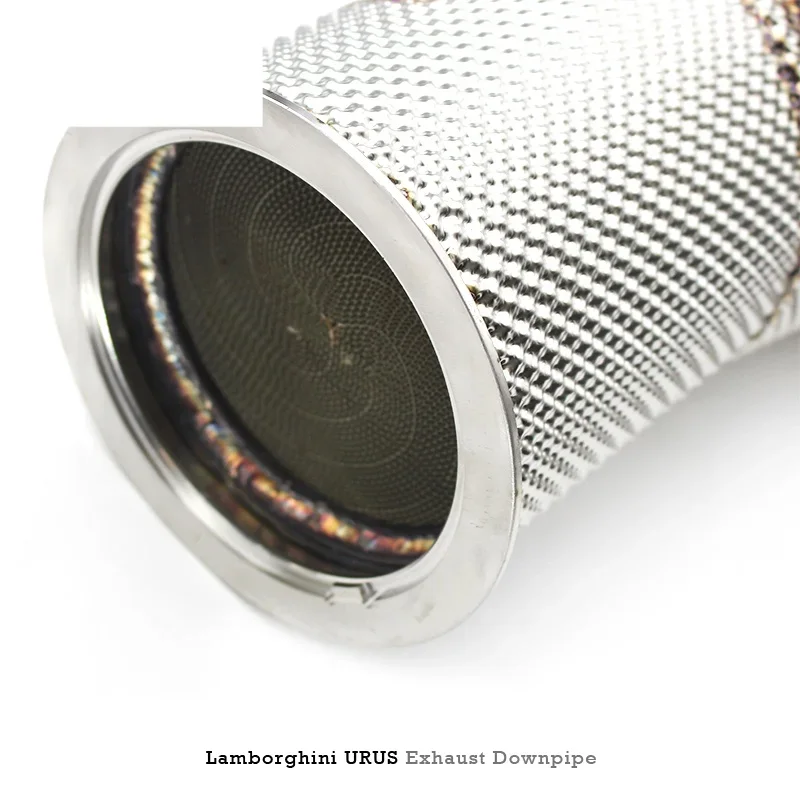Head Section High flow Pipes branch downpipe Exhaust Pipe with catalyst For Lamborghini URUS 4.0