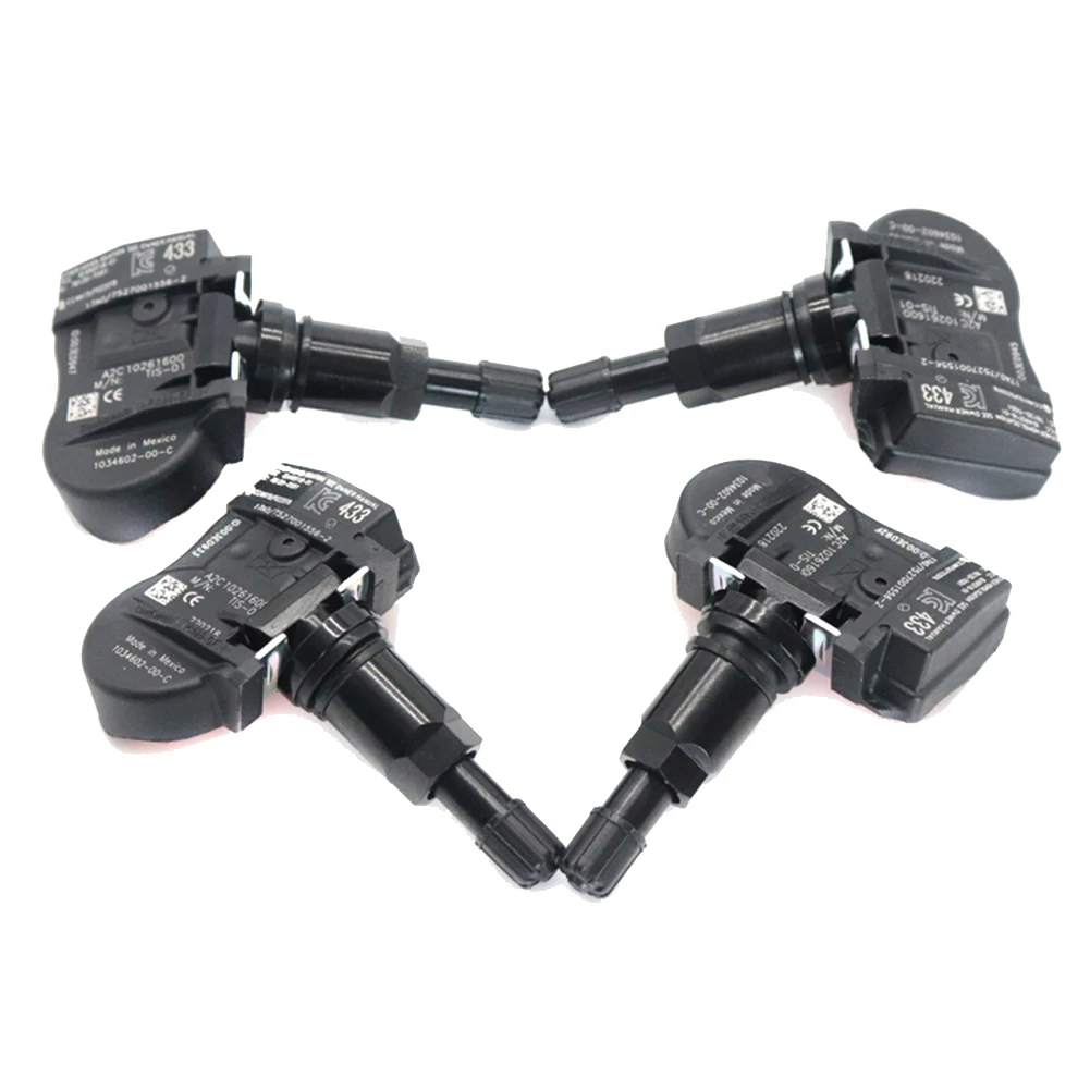 4PcsTirePressureSensorTPMS103460200B433MHzforTESLAMODEL3S