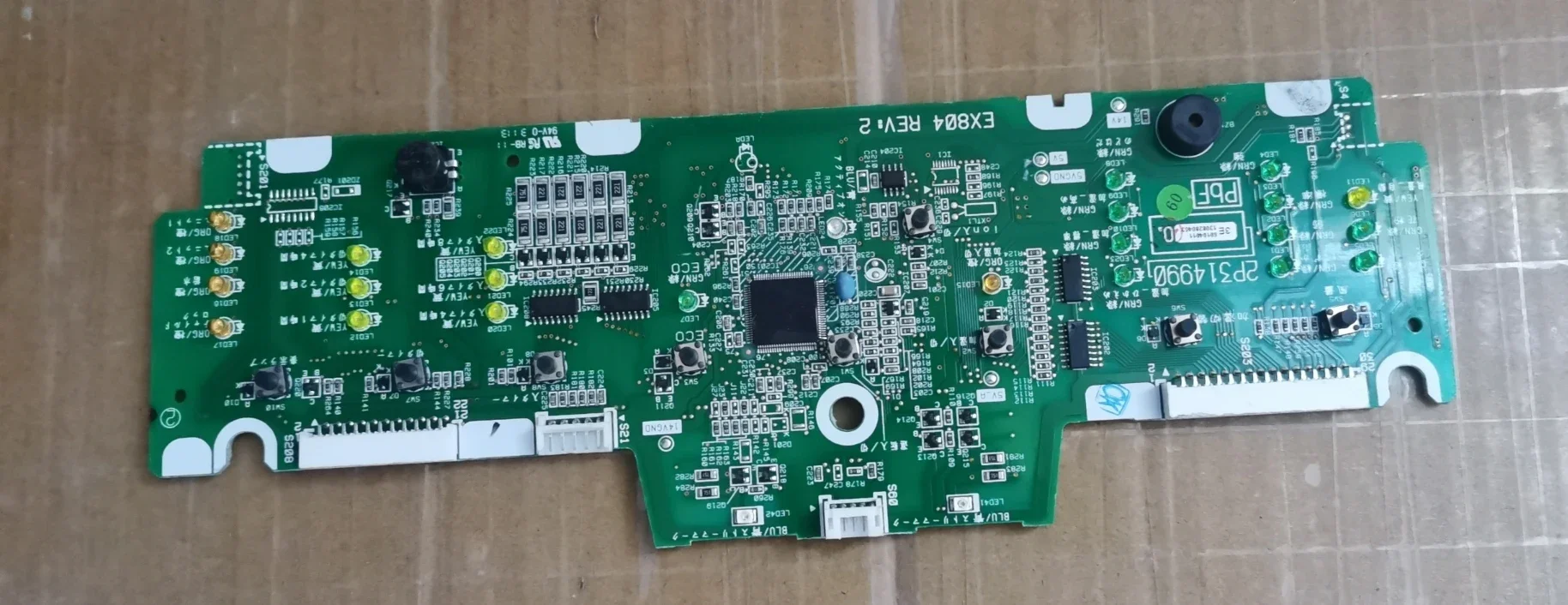 

Air Conditioning Computer Version 2p314990 EX804 REV.2 Control Board Display Board