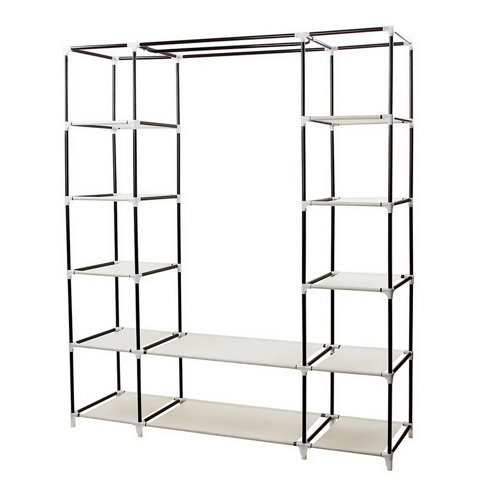 Portable 69 Inch Clothes Closet Organizer Storage