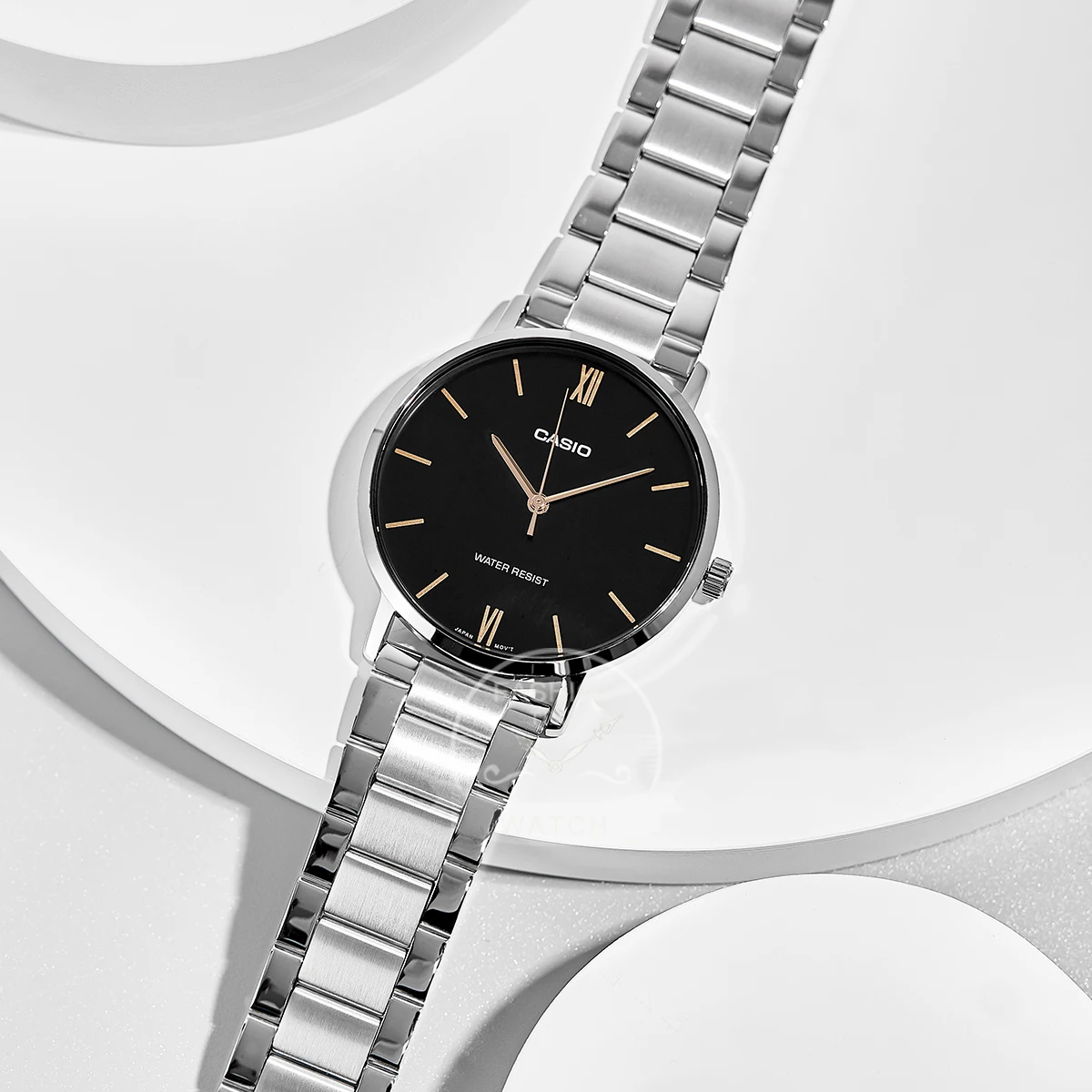 ساعة كاسيو للرجال بسيطة عصرية مقاومة للماء كوارتز...