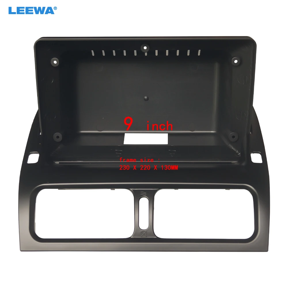 

LEEWA Car Audio 9" Big Screen Head Unit Dash Fascia Panel Frame Kit Adapter For Lexus IS200 1999-2005 Radio Dash Frame #CA2079