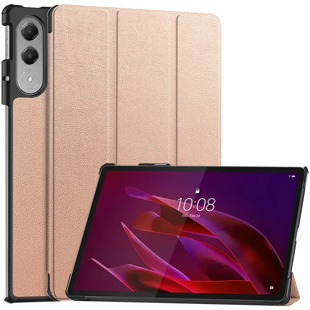 Premium Folding Stand PU Leather Tablet Case with Auto Sleep Feature