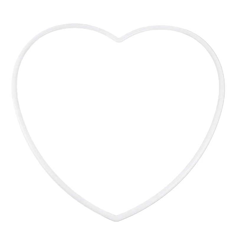Dream Catchers Plastic Rings Dreamcatcher Heart Shaped Circle Handmade Crafts DIY Wedding Windchime Hanging Decorations Y5GB 6