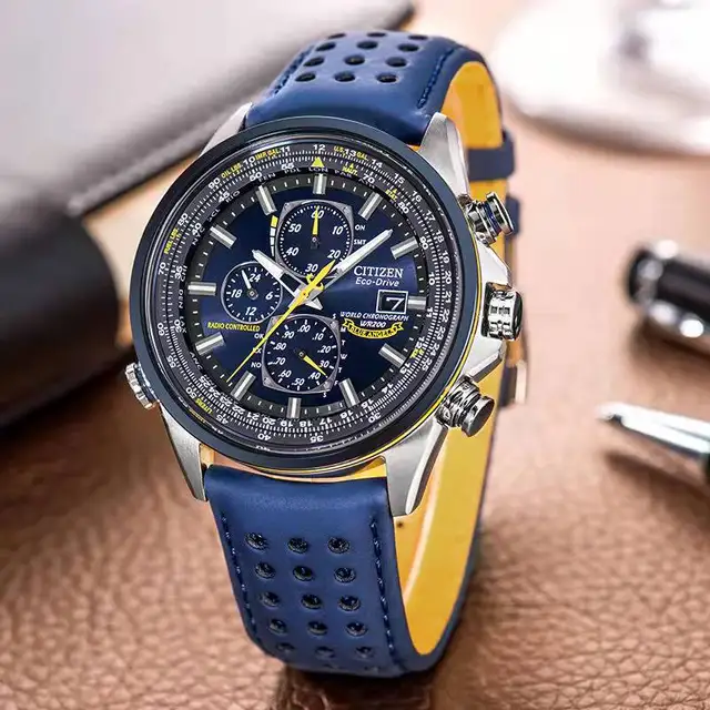 Citizen Eco Drive Blue Angels World Chronograph Men's Watch