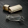 2024 Ultra Light HD Eyeglasses for Elderly Luxury Mini Folding Portable Reading Glasses Anti Blue Light Presbyopia Glasses 4