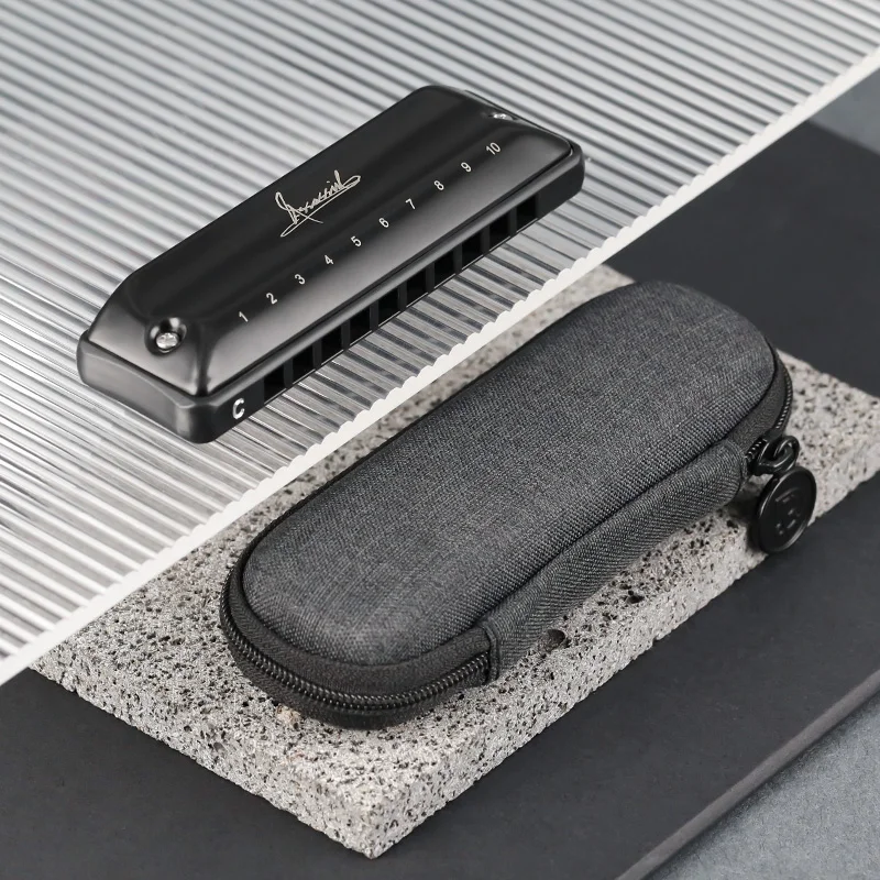 Blues Harmonica JDR C Harmonica Key of C 10 Holes 20 Tones Harps for Adults Kids Professional Beginners Mini Mouth Organ