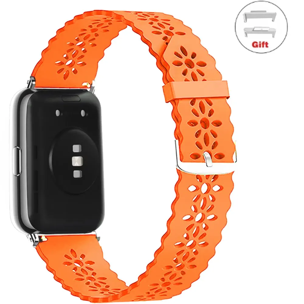 

Lace Band For Huawei Watch Fit 2 Strap Smartwatch Replacement Sport waterproof Wrist Bracelet Fit2 Silicone watchband Accessorie