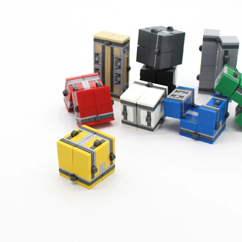 Building Block Bricks Toy Puzzle Smart Fidget Magic Cubes Spinner Fingertip Assemblaggio Tecnico Nuovi Giocattoli Di Intelligenza