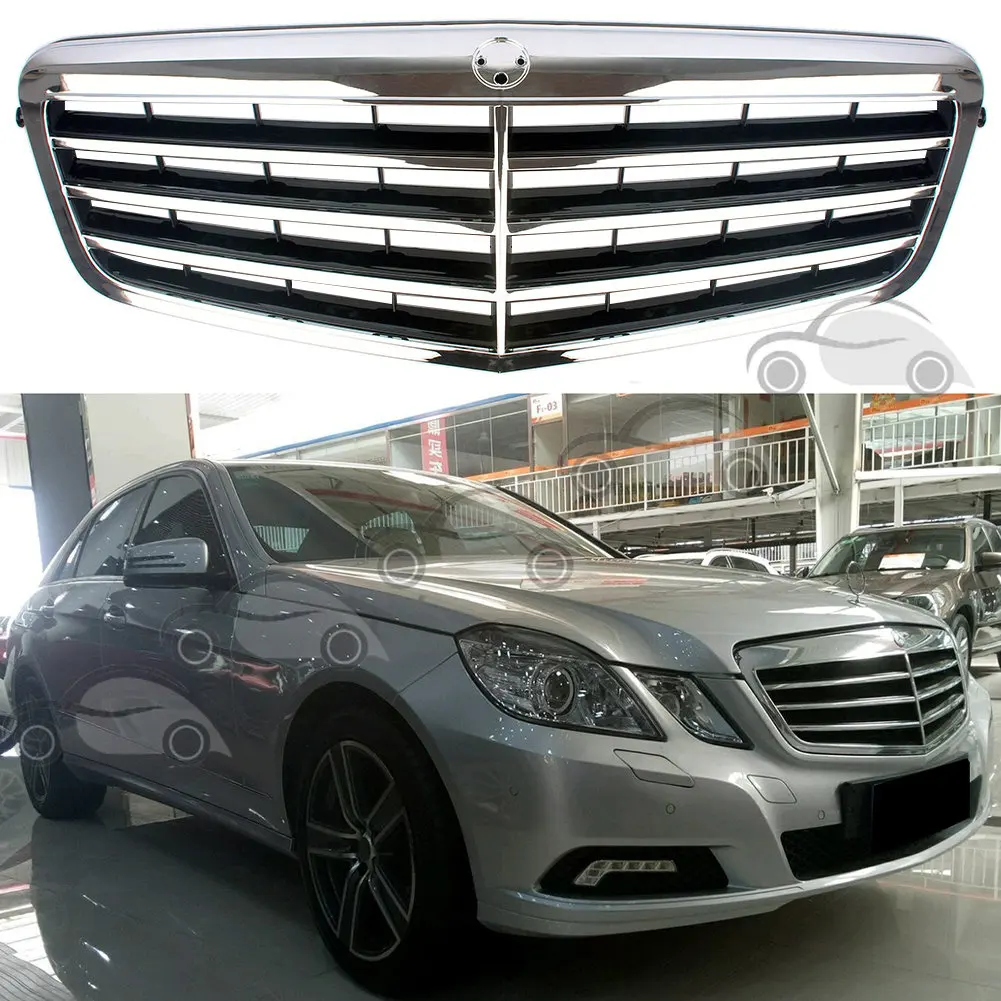 Front Racing Facelift Grilles Upper Bumper Cover For Mercedes Benz W212 E Class E250 E280 E300