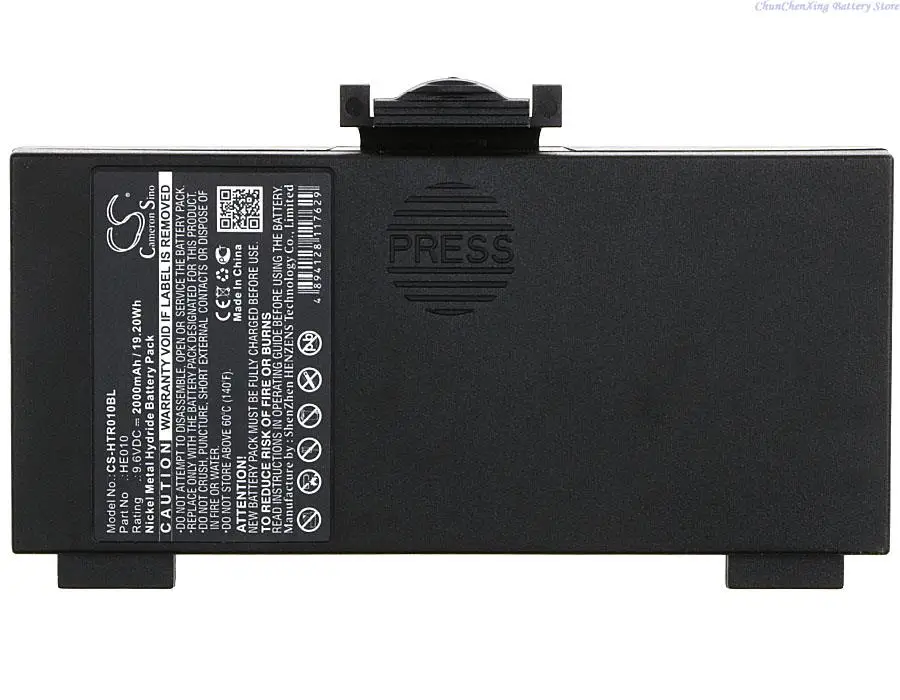 Cameron Sino 2000 Mah Bateria He010 para Hetronic 68303000 68303010 6830303001 Fbh1200 ga gl gr Gr-w tg para Magnetek 2026a - Image 2