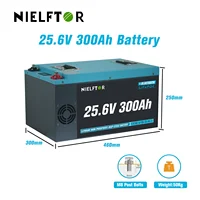 Batterie LiFePO4 24V 300Ah 200Ah 100Ah 12V 48V batterie au Lithium Bluetooth Grade A cellules 6000 + Cycle pour RV solaire Stock ue 4