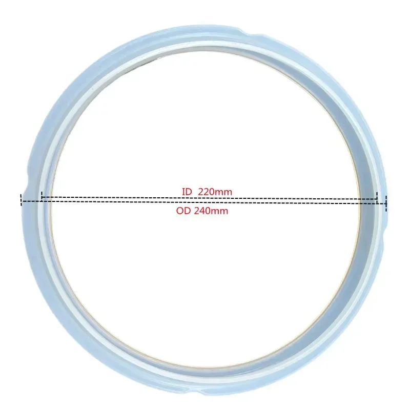 Silicone Gasket Ring Pressure Cooker Accessories 22cm Silicone Rubber Gasket Sealing Ring For Electric Pressure Cooker 5-6L