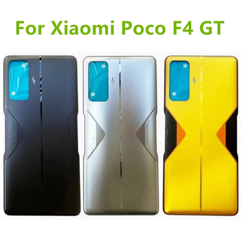 

Новая Оригинальная Крышка батарейного отсека 6,67 дюйма для Xiaomi Poco F4 GT, задняя крышка, стеклянная задняя крышка корпуса, задняя панель с объективом
