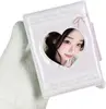 K-Pop Card Holder Mini Album 2.5 * 3.5 Heart-Shaped Hollow Cover Loose Leaf Folder, 56 * 87mm-63 * 88mm Card Specific Card Book 6