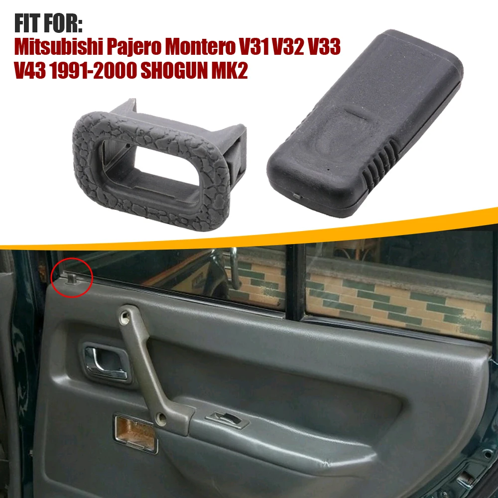 

1Set Car Auto Door Lock Pin Cap Set Holding Car Accessories for Mitsubishi Pajero Montero V31 V32 V33 V43 1991-2000 SHOGUN MK2