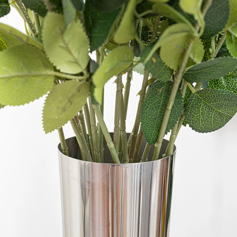 Stainless Steel Table Vase Flower Vase Adds Elegant to Any Room Rusts Resistant Flower Vase Steel Craftsmanships DropShipping 2