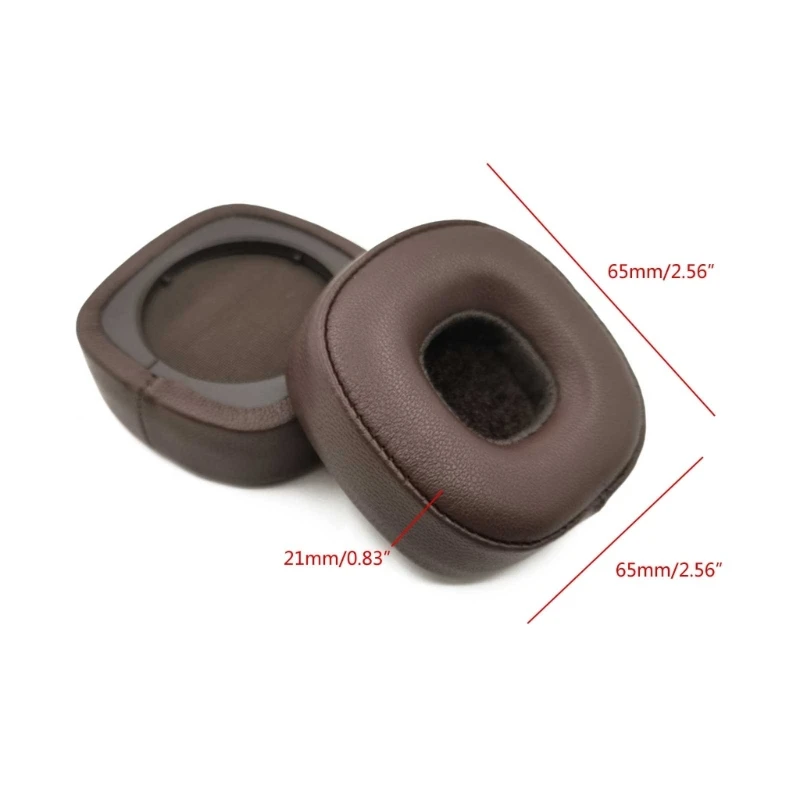 Substituição Earpads Almofadas de Couro Pele Carneiro para Marshall Major Meados Anc Fones Ouvido Fone Reparação Peças K1aa - Image 3