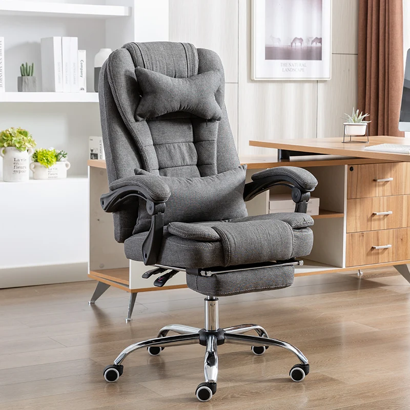 Adjustable Lazy Office Chair Backrest Rotating Modern Executive Chair Recliner Bedroom Cadeiras De Escritorio Office Furniture