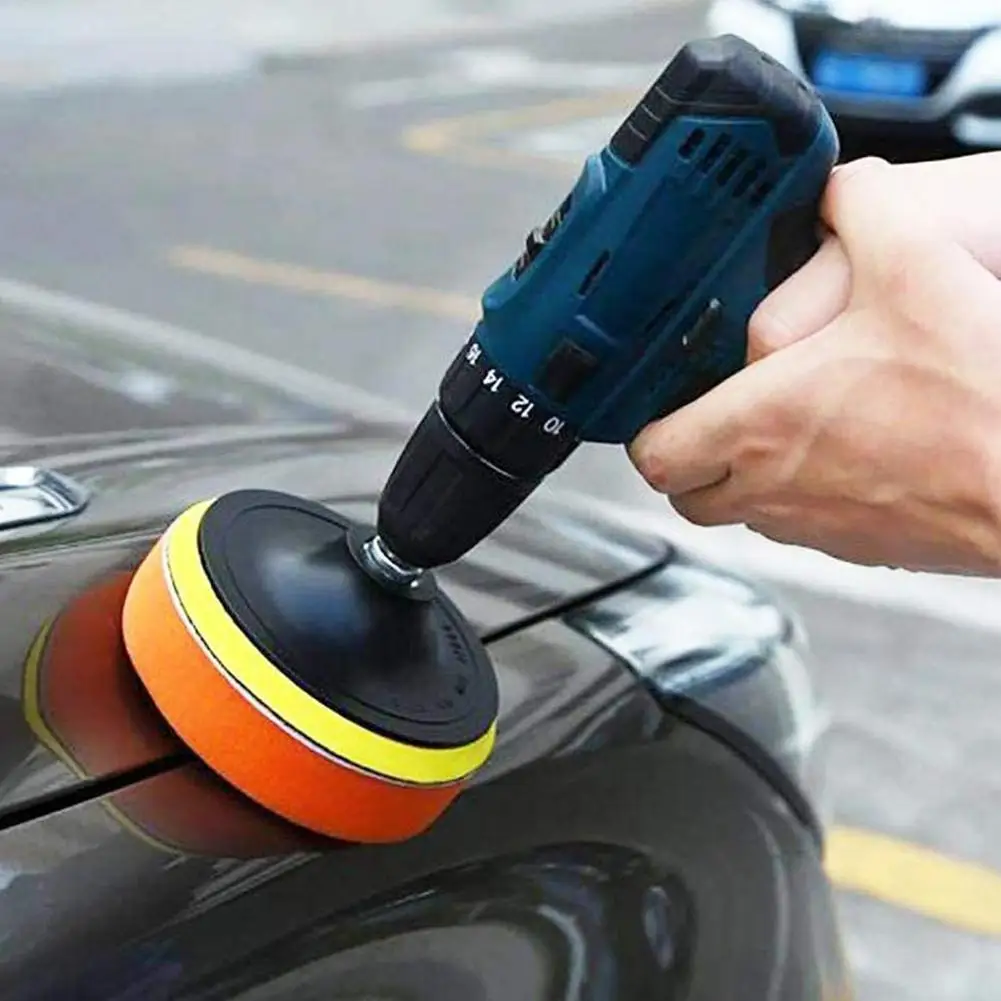 Car Polishing Pad Soft Wool Pad Waxing and Polishing Locomotive Body Disc Cleaning Scratch Removal Tool 3/4/5 Inch