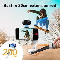 AOCHUAN Smart X2 Ai White Smartphone Gimbal Stabilizer Equipped with LED display Built in extension rod Handheld gimbal - Image 2