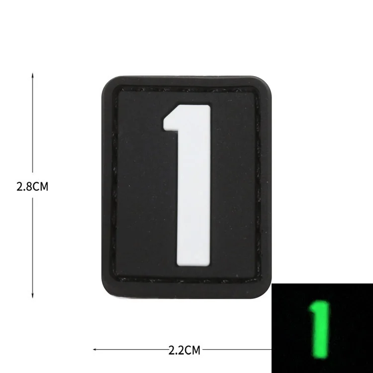 DIY Militär-Buchstaben-Patches, Zahlen A-Z, englisches Alphabet, selbst gestaltbar, personalisierte Stickerei, Klettverschluss-Applikation, Namensabzeichen – Detail 8