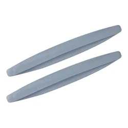 Universal Anti - Collision Rubber Bumper Protector Strips - Front and Rear Scratch Guard Set (2 Pieces) (Grey)