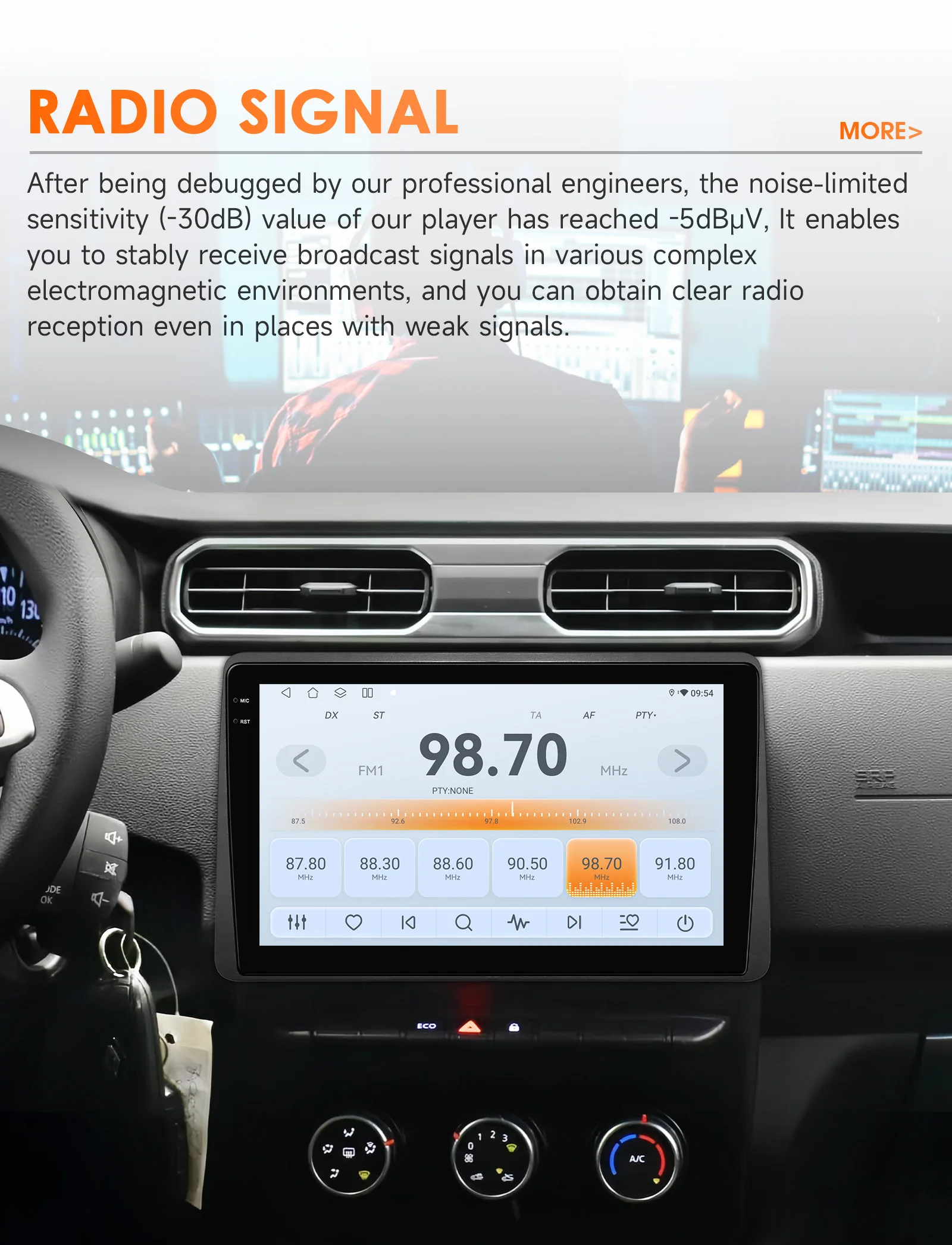 Hizpo Für Renault Duster HM 2 II 2020-2021 Arkana 1 I 2019-2021 Android Auto Radio GPS RDS WiFi BT 4G Multimedia Stereo CarPlay – Detail 21