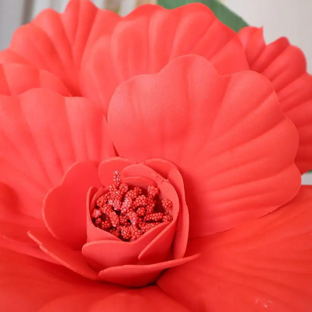Neue 50cm PE Künstliche Pfingstrose für Schaufensterdekoration, Simulierte Pfingstrose als Foto-Requisite, Hintergrund-Wanddekoration, Künstliche Blumen – Detail 11
