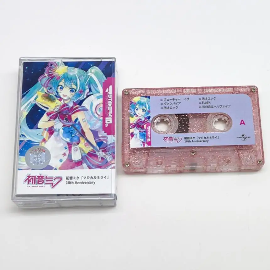 Cartoon Hatsune Miku Music Nastro Magnetico Miku Greatest Hits Album Cassette Cosplay Soundtracks Box Registratore Per Auto Nastri Walkman