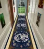 Luxury Design Hall Corridor Carpet Non-slip Washable Runner Stairway Rug Outdoors Aisle The Long Corridor Mat Customizable 카펫 3