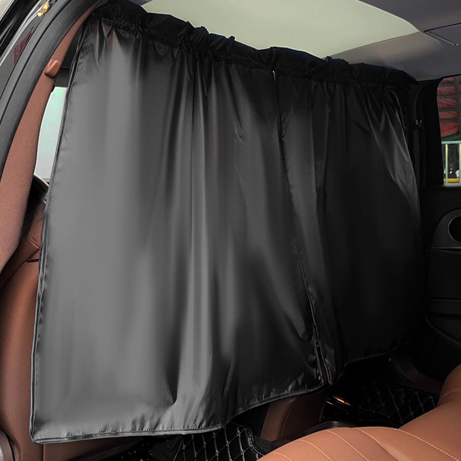 Sun Shade Privacy Curtain Car Isolation Partition Protection Curtain Universal Vehicle Side Window Covers Car Accessories Sleep