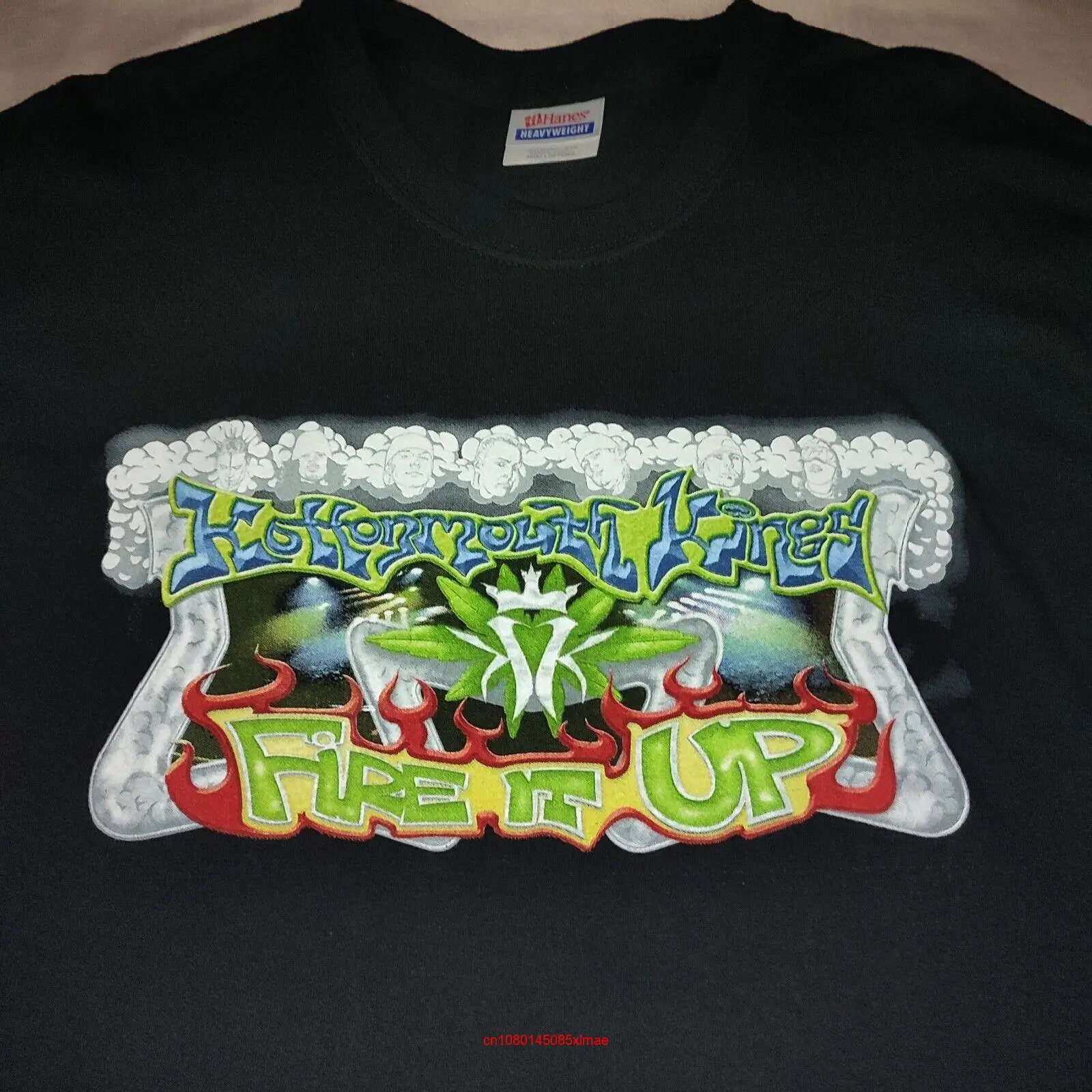 Футболка с длинным или коротким рукавом Kottonmouth Kings 2004 Fire It Up Mint DEADSTOCK