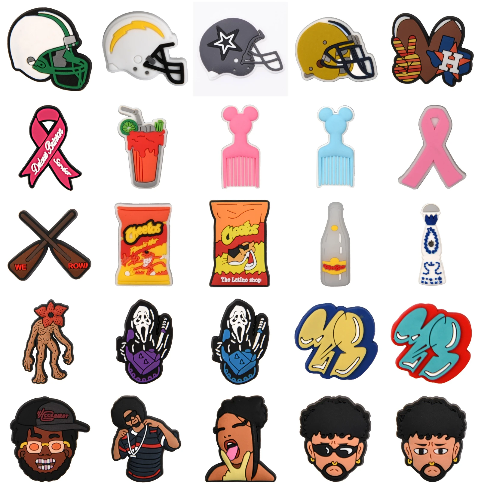 Лидер продаж подвеска для обуви в виде черной девушки с призраком аксессуары