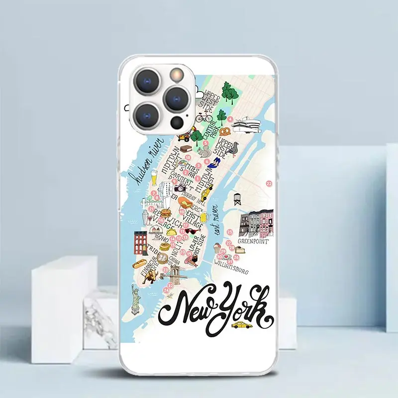 NYC New York City Soft TPU Phone Case - Air Cushion Design