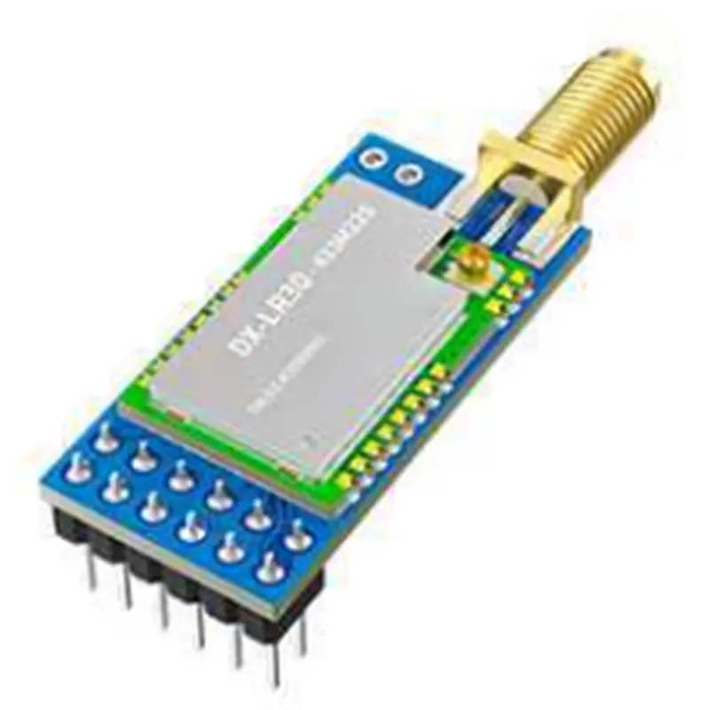 SQPP-DX-LR30 SX1262 칩 로라 모듈 SX1262 RF 모듈 8Km 22Dbm UART 로라 스프레드 스펙트럼 기술 개발용