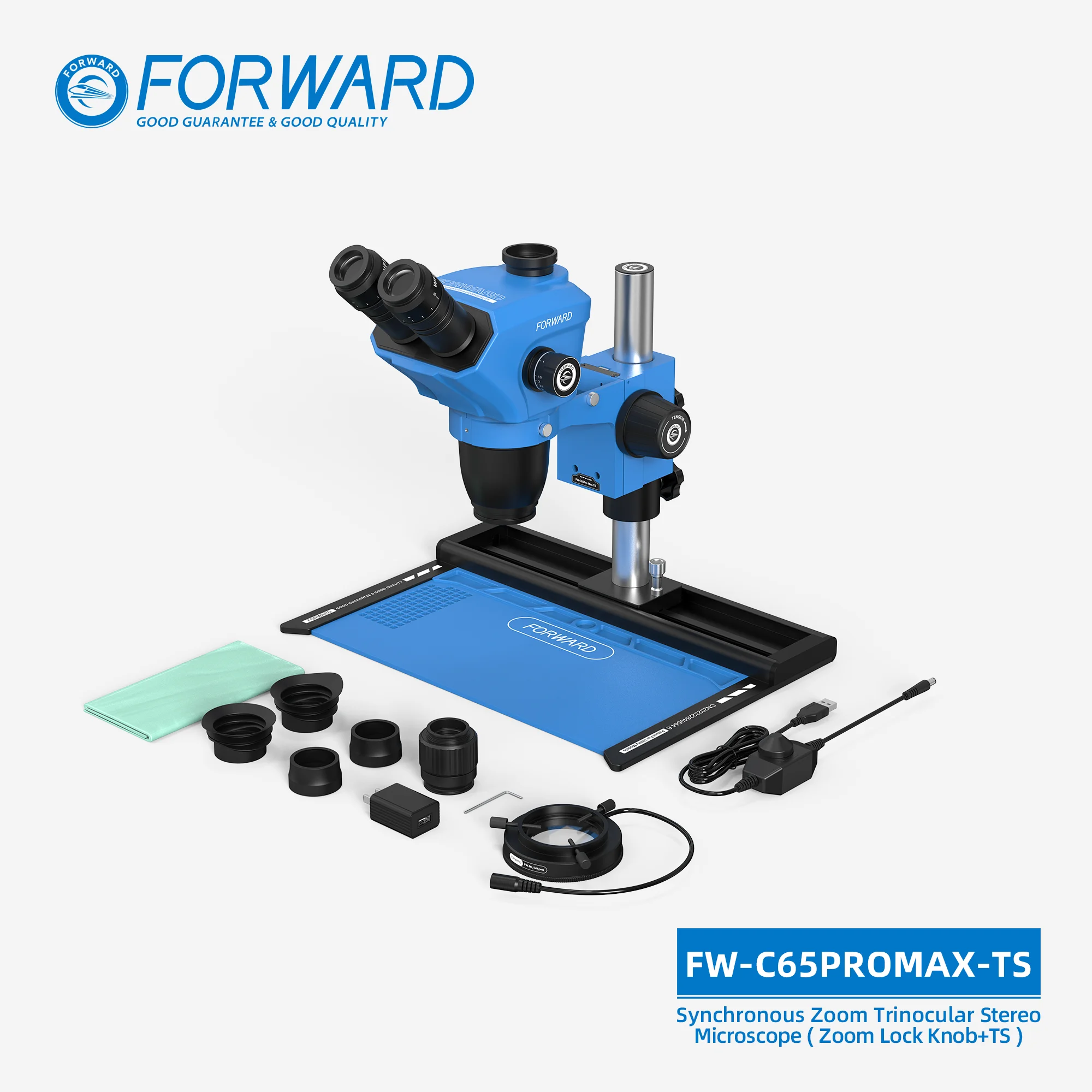 Forward FW-C65Pro Max-TS Trinocular Stereo Synchronous Zoom