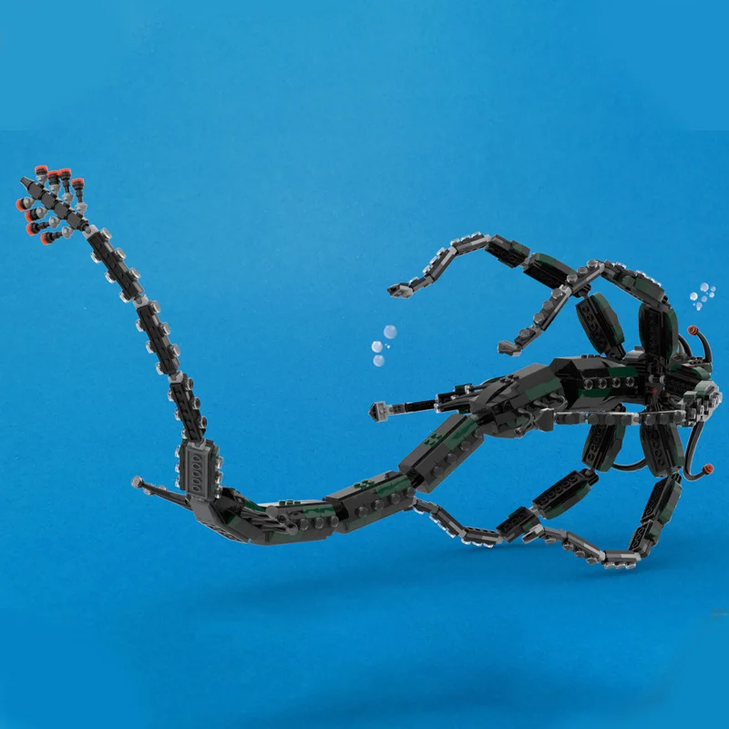 1200PCS MOC Gargantuan Leviathan Subnauticaes Premium Sea Monster