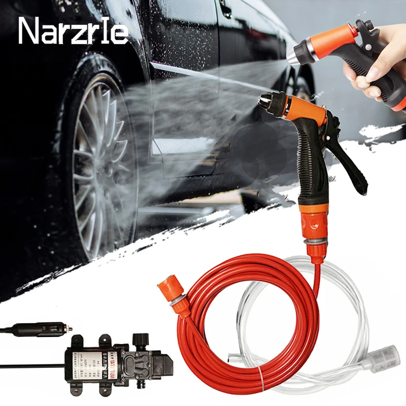 12V Car Washer Gun Pump High Pressure Car Wash Machine Foam Washing Cleaning Device Tools